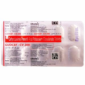 Gudcef-CV 200 Tablet 10's