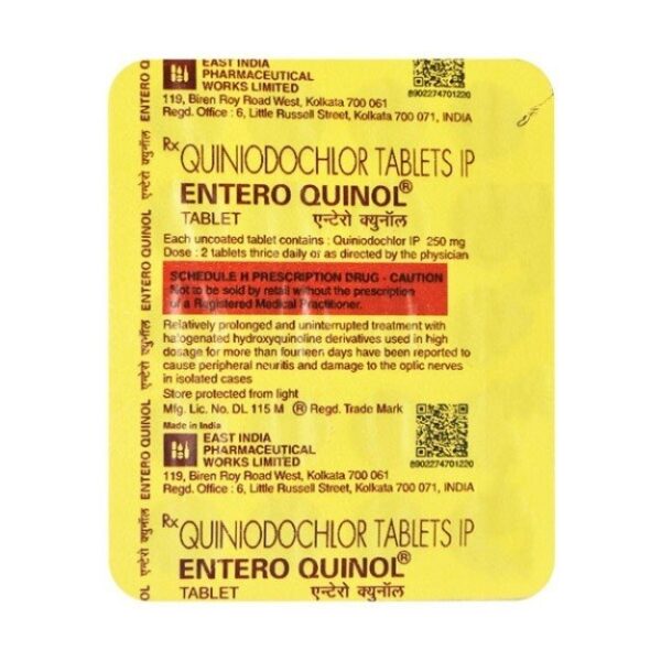 Enteroquinol 250 Mg Tablet