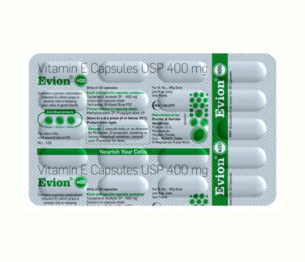 Evion 400mg Capsule