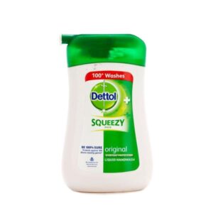 DETTOL SQUEEZY PACK LIQUID HANDWASH [ PACK OF 6 ] 100 ML Hand Wash Pump Dispenser (6 x 100 ml)