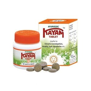 Kayam Ayurvedic Tablet | Eases Constipation, Acidity, Gas & Headaches
