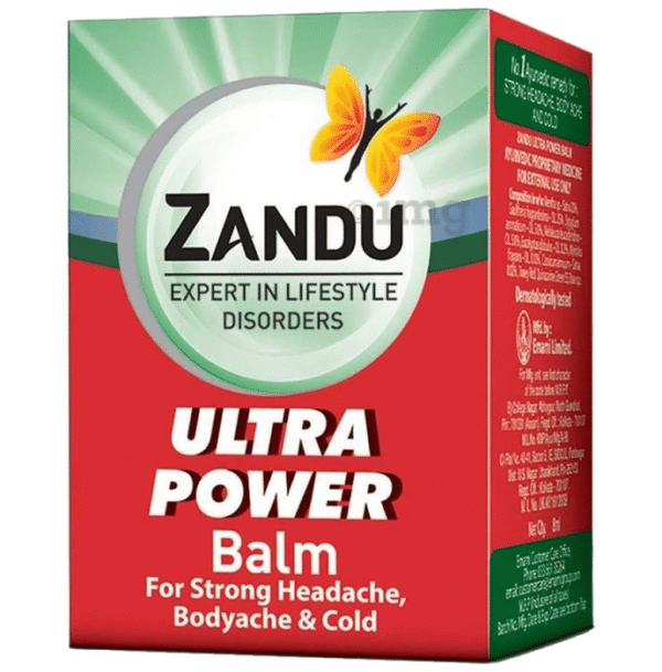 Zandu Ultra Power Balm, 8ml