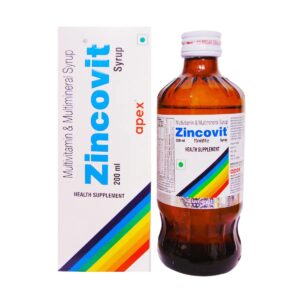 Zincovit Multivitamin & Multimineral 200ml. Syrup | Helps Build Immunity