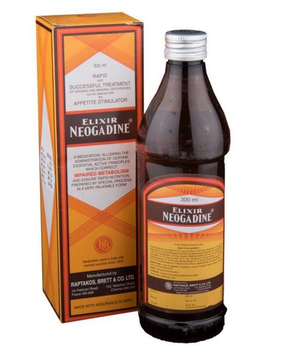 Neogadine Elixir Syrup,300ml.