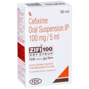 Zifi 100 Dry Syrup, 30ml.