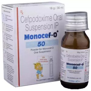 Monocef-O 50 Oral Suspension 30ml.