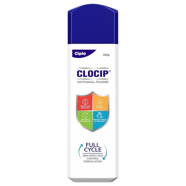 Clocip Antifungal Powder 100 gm.