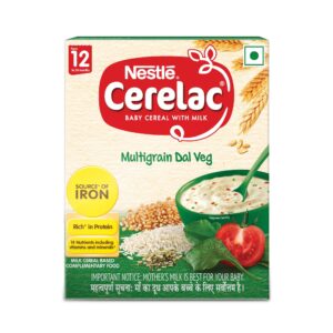 Nestle Cerelac Baby Cereal with Iron, Vitamins & Minerals | From 12 to 24 Months | Multigrain & Fruits
