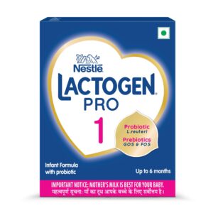 Nestle Lactogen Pro 1, Infant Formula Up To 6 Months With Probiotic And Prebiotics Refill 400gm.
