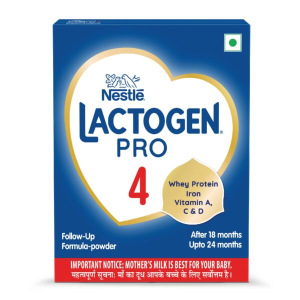 Nestle Lactogen Pro 4, Follow-Up Formula Powder, After 18 Months Up To 24 Months | Powder Refill 40gm.