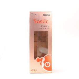 Saslic Salicylic Acid Foaming Face Wash | pH 5.5 for Acne Prone Skin 60ml.