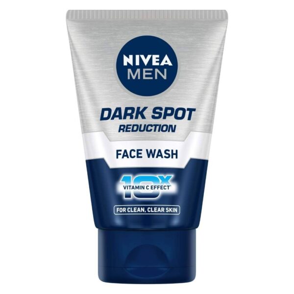 NIVEA Men Face Wash, Dark Spot Reduction, for Clean & Clear Skin with 10x Vitamin C Effect, 50 g