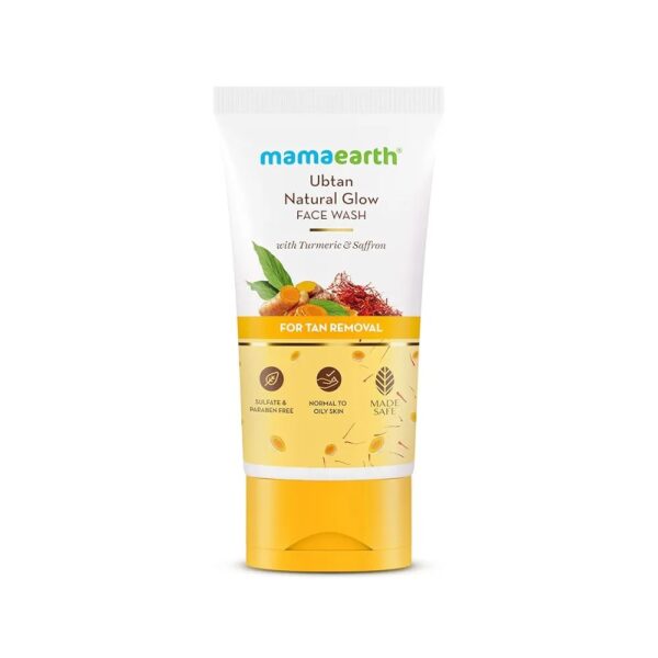 Mamaearth Ubtan Natural Glow Face Wash 50ml.