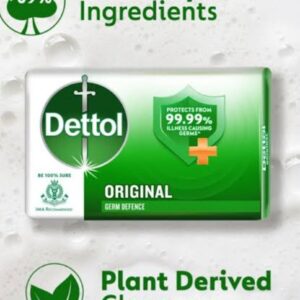 Dettol Original Germ Protection Mega Saver Pack of Bathing Soap Bar (100gm Each)