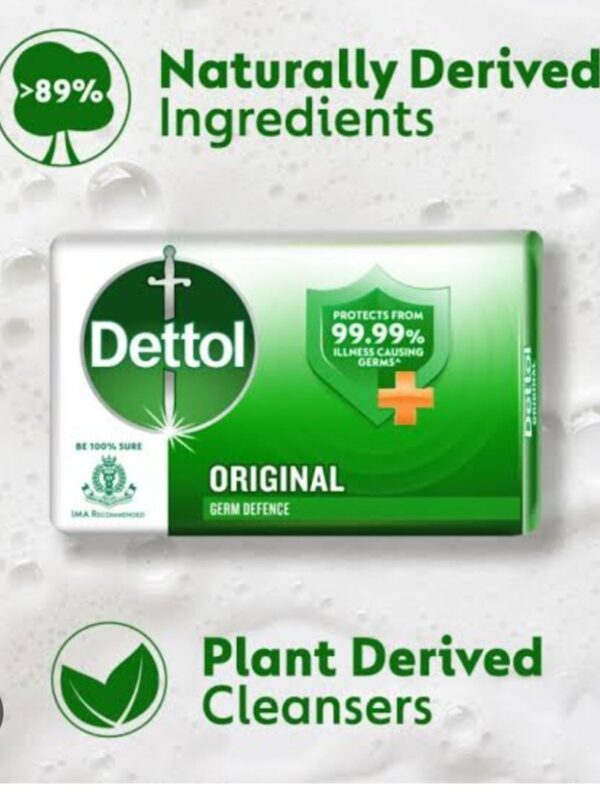 Dettol Original Germ Protection Mega Saver Pack of Bathing Soap Bar (100gm Each)