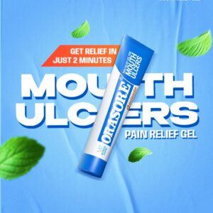 Orasore Mouth Ulcer Relief Gel with Spearmint, Fennel & Glycerine 12gm.