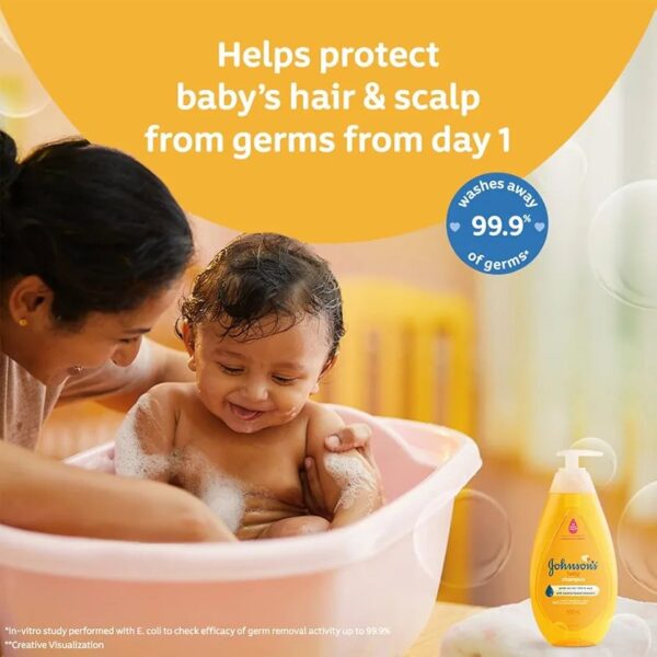 Johnson's Baby Shampoo for Gentle Hair Cleansing 100ml. - Image 4