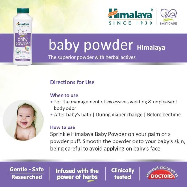 Himalaya Baby Powder (100 Gram) - Image 3