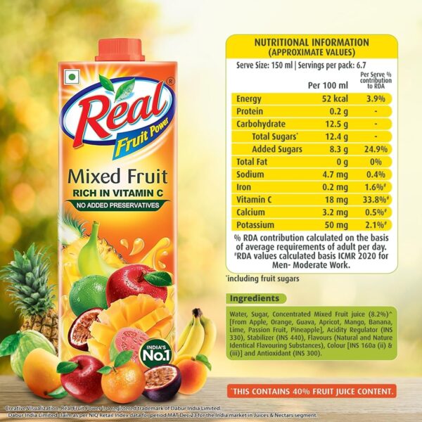 Real Juice 1L. - Image 2