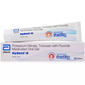 Hydent-K Medicated Oral Gel 100GM with Fluoride | Toothpaste for Sensitive Teeth