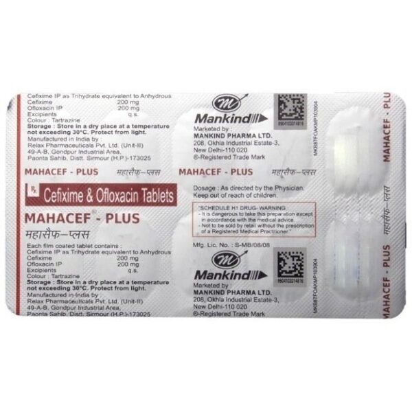 Mahacef Plus Tablet