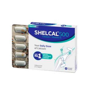 Shelcal 500 Calcium+Vitamin D3 Tablet |