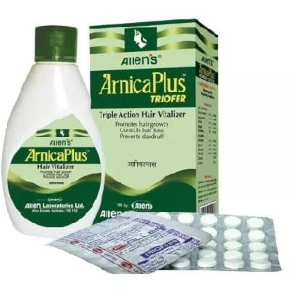 Arnica Plus (Hair Vitalizer 100 Ml+ Triofer 50 Tablets)