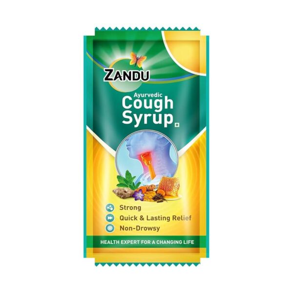 zandu cough pouch Syrup 8ml.